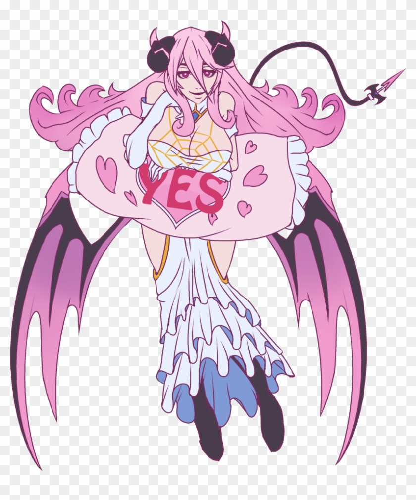 Morrigan Reminded Me A Lot Of Albedo From Overlord, - Morrigan Aura Kingdom Fanart Clipart #4826914