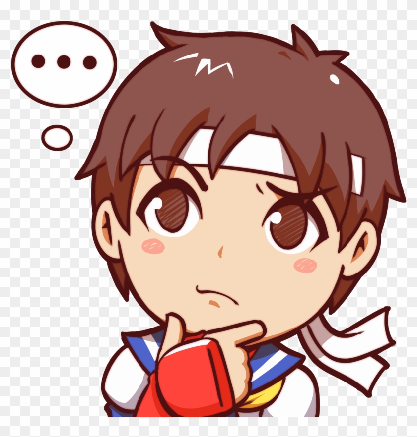 New Emotes, New Patch, Buff Sakura, Busted Cammy - Street Fighter Sakura Icons Clipart #4827065