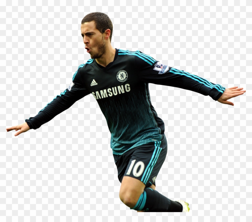 Eden Hazard - Transparent Background Premier League Player Png Clipart