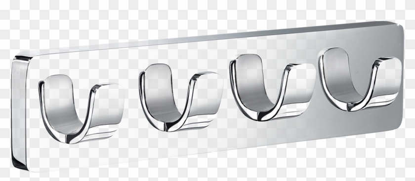Ice Quadruple Hook In Polished Chrome Ok359 In Polished - Architecture Clipart