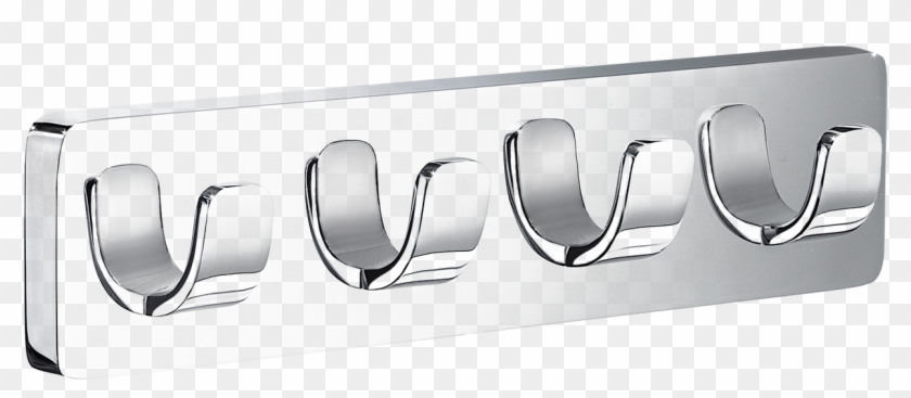 Ice Quadruple Hook In Polished Chrome Ok359 In Polished - Architecture Clipart #4827315