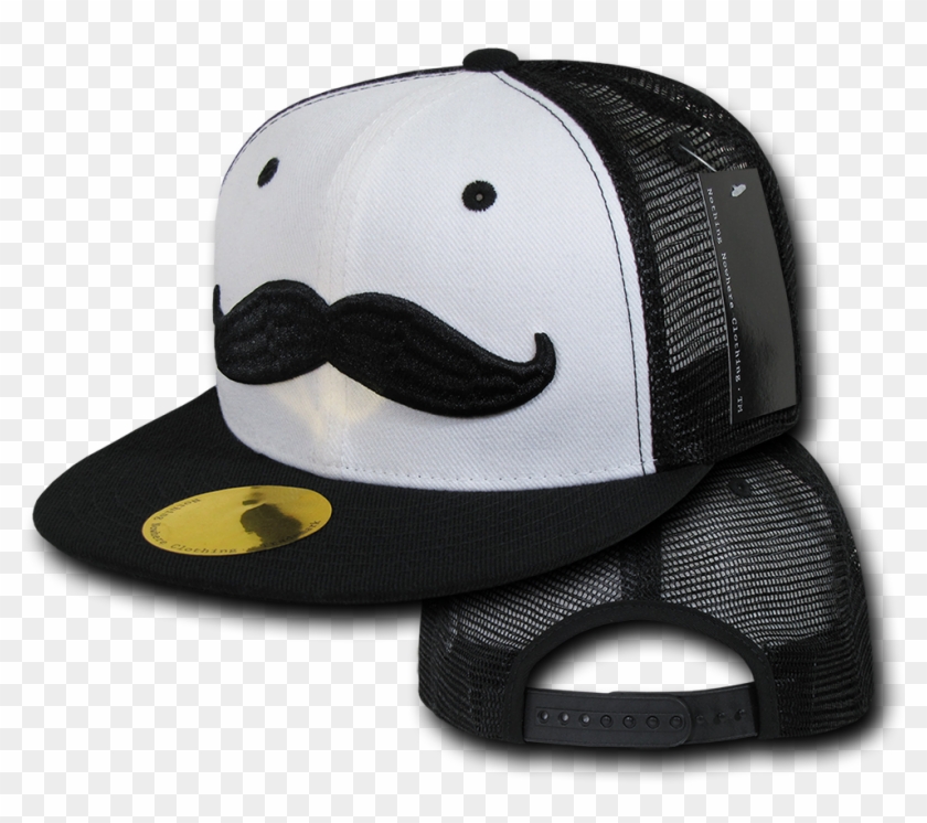 Nothing Nowhere Mustache Snapback Caps Hats Hat Cap Clipart #4827566