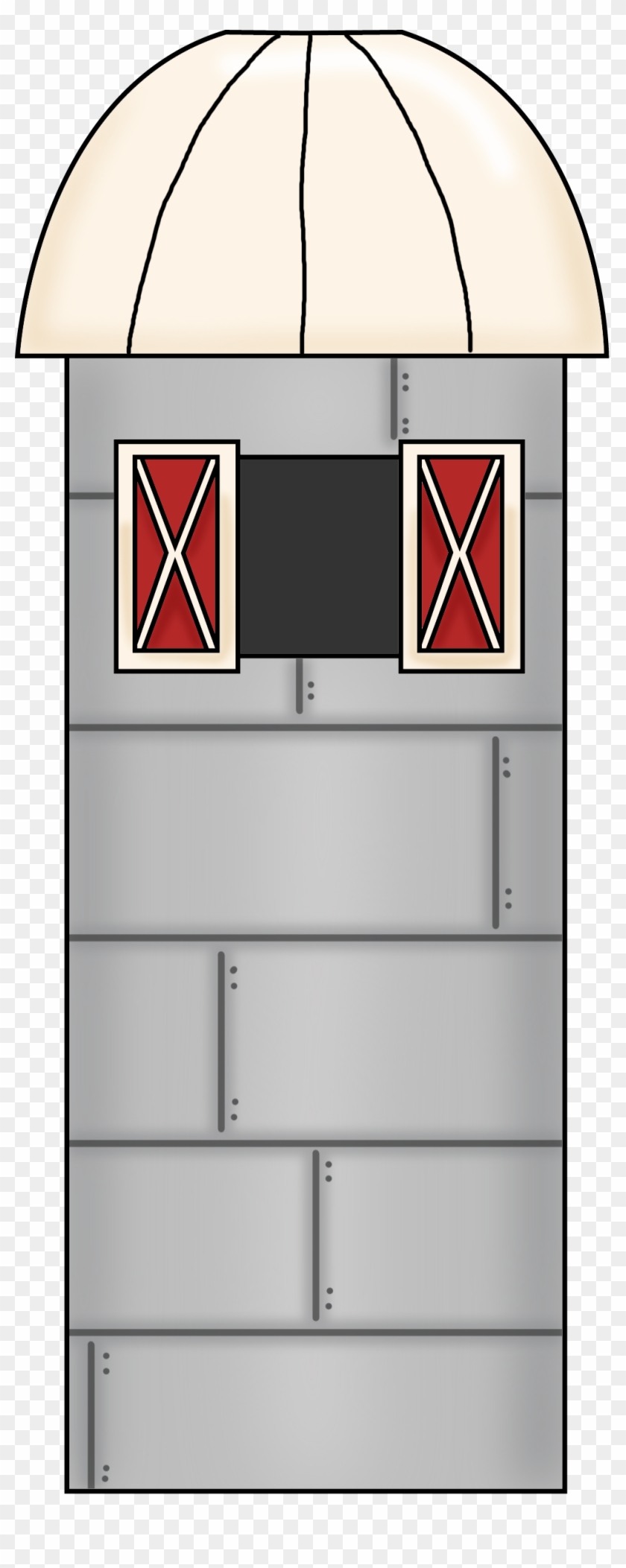 Silo - Architecture Clipart #4827684