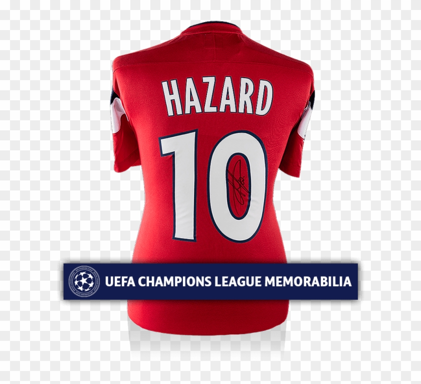 Eden Hazard Official Uefa Champions League Signed Lille - Uefa Champions League Clipart #4827794