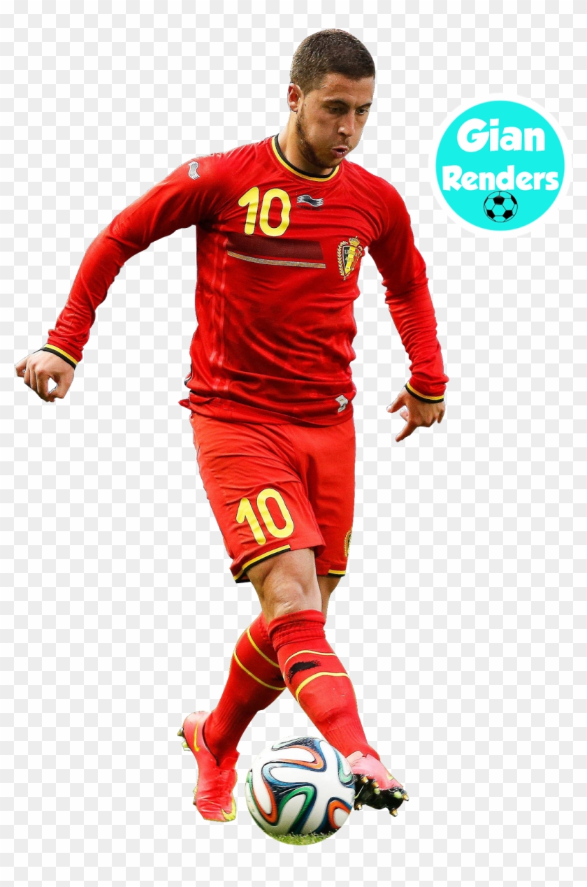 Eden Hazard - Kick Up A Soccer Ball Clipart