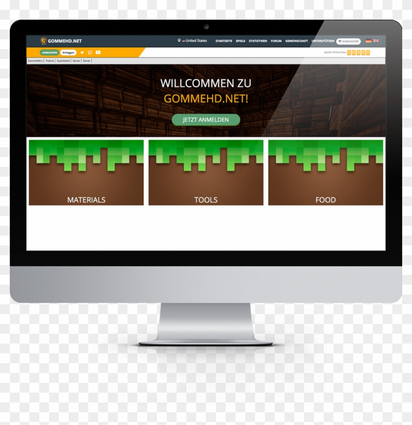 Gommehd Is One Of The Leading Minecraft Servers With - Auto Service Clipart