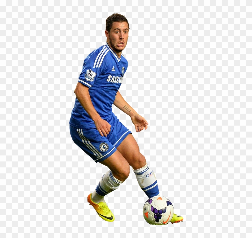 Eden Hazard - Kick Up A Soccer Ball Clipart