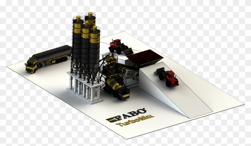 Turbomi̇x Twi̇nshaft Ön Besleme 4 Si̇lo Açi 2 - Scale Model Clipart #4828135