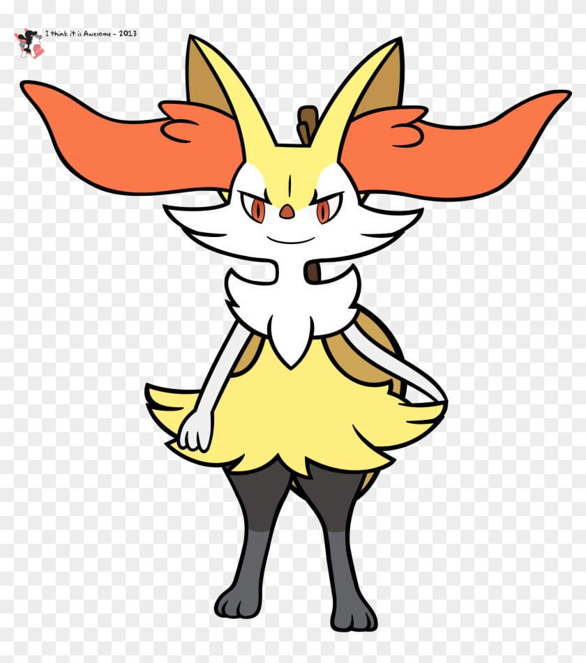 172kib, 1795x1931, Braixen By Mrgameandwatch14-d6xnwny - Braixen Png Clipart #4828140