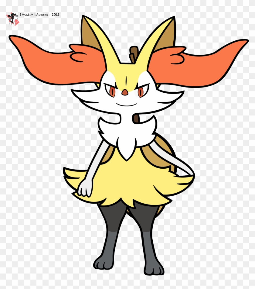 172kib, 1795x1931, Braixen By Mrgameandwatch14-d6xnwny - Braixen Png Clipart