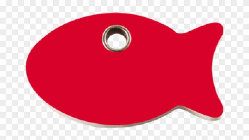 Red Fish Pet Tag - Fish Clipart #4828141