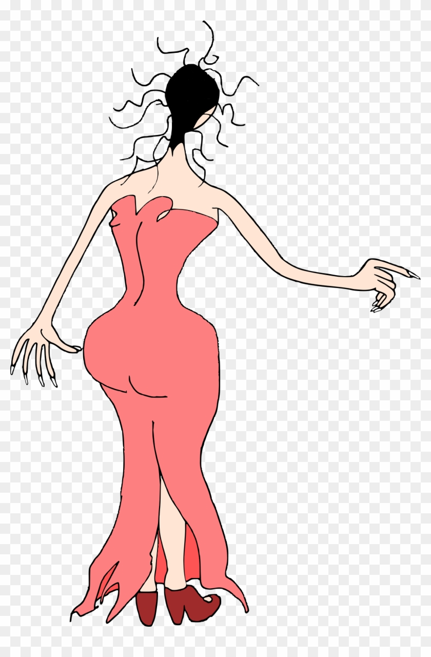 This Free Icons Png Design Of Girl In Dress - Illustration Clipart #4828575