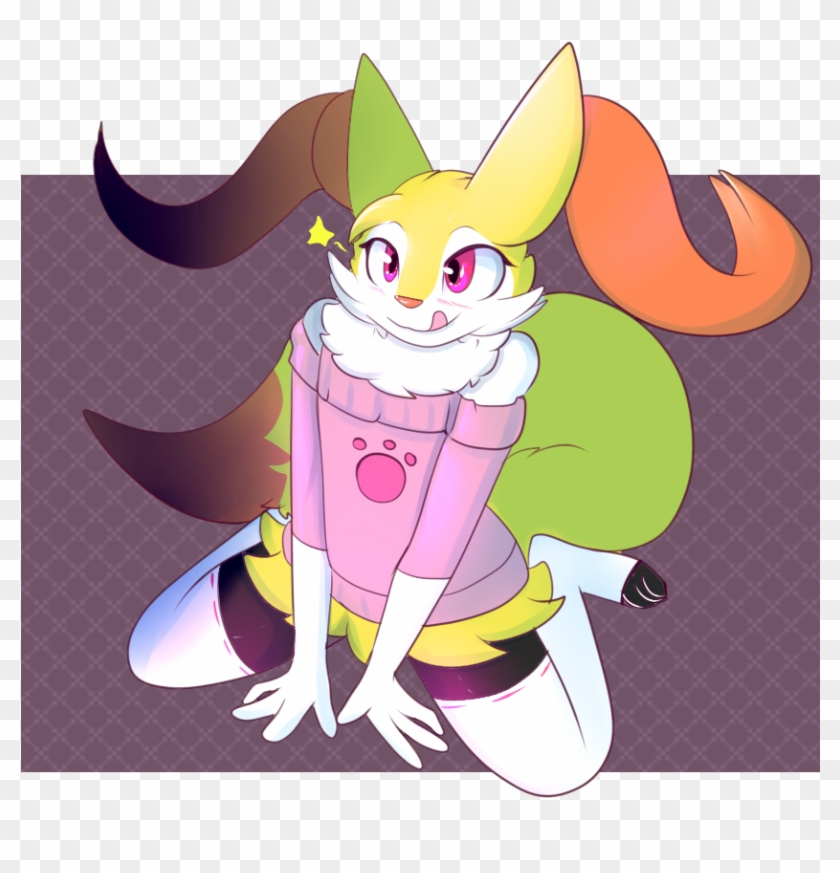 Asura Kitsune - Femboy Braixen Clipart