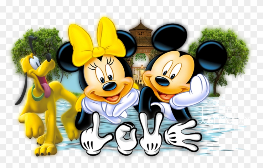 Mickey Mouse Hand - Disney Ich Liebe Dich Clipart
