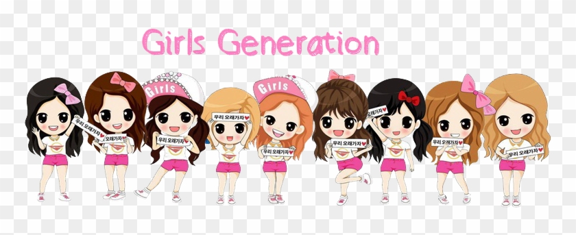 Girls Generation Clipart Chibi - Cartoon - Png Download