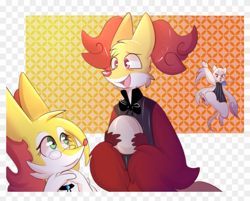 Asura Kitsune - Cartoon Clipart