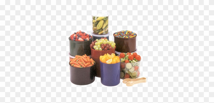 Cambro Ccp27152 Plastic Round Crock W/ Lid - Crock With Lid Clipart #4829466