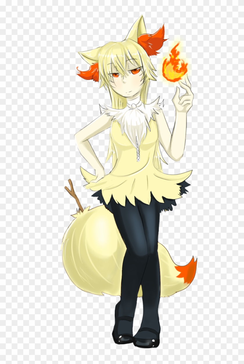 Braixen Gijinka By Yukiranine - Male Braixen Gijinka Clipart