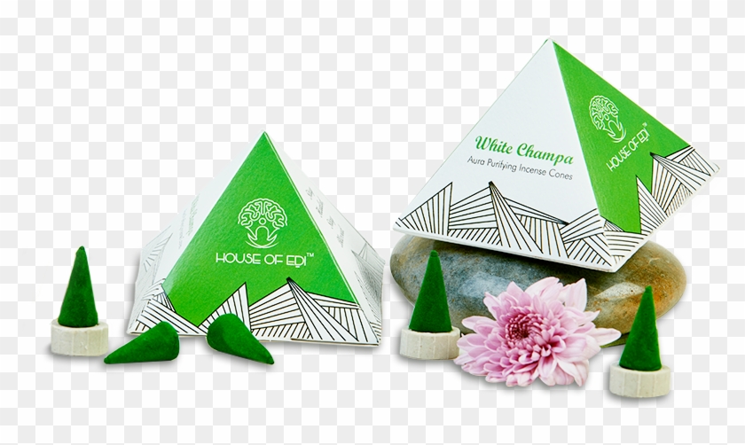 White Champa Cone - Floral Design Clipart