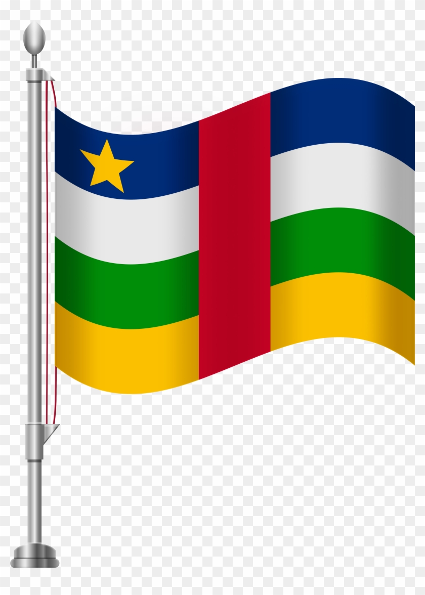 Central African Republic Flag Png Clip Art Transparent Png #4830256