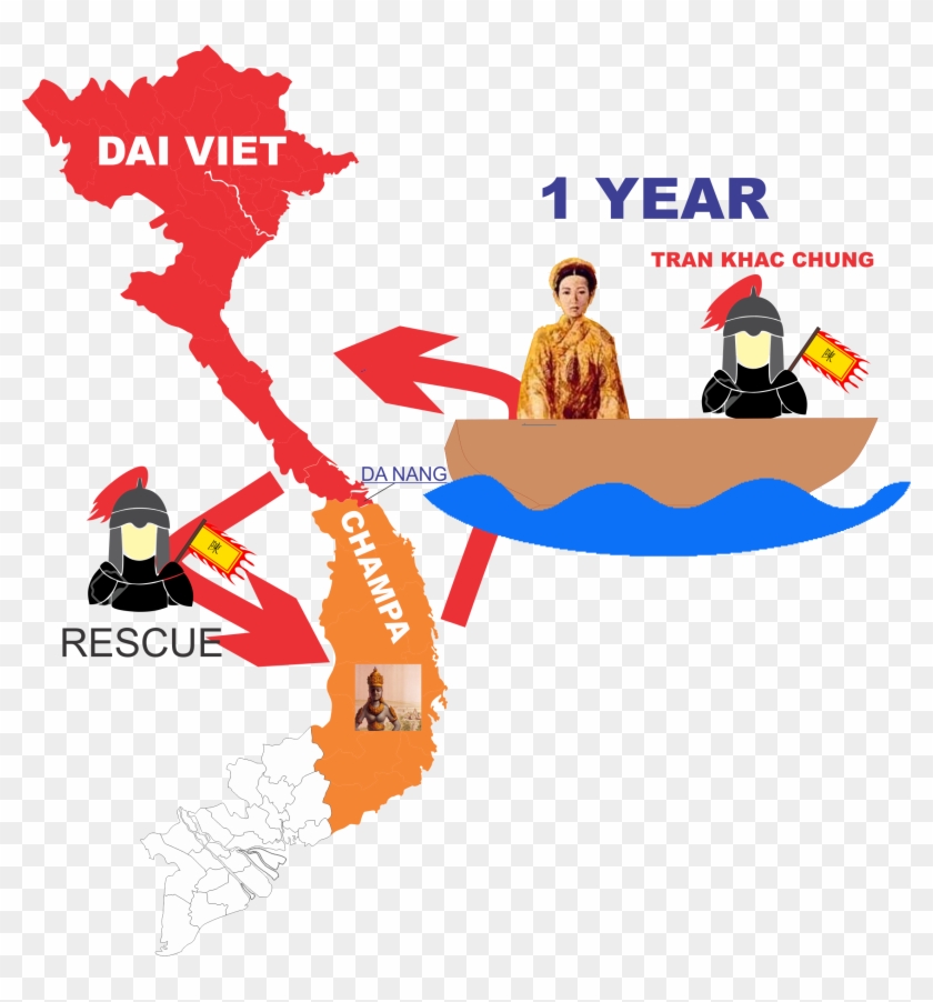 People Said That The Princess Had Already Falled In - Vietnam Capital City Map Clipart #4830667