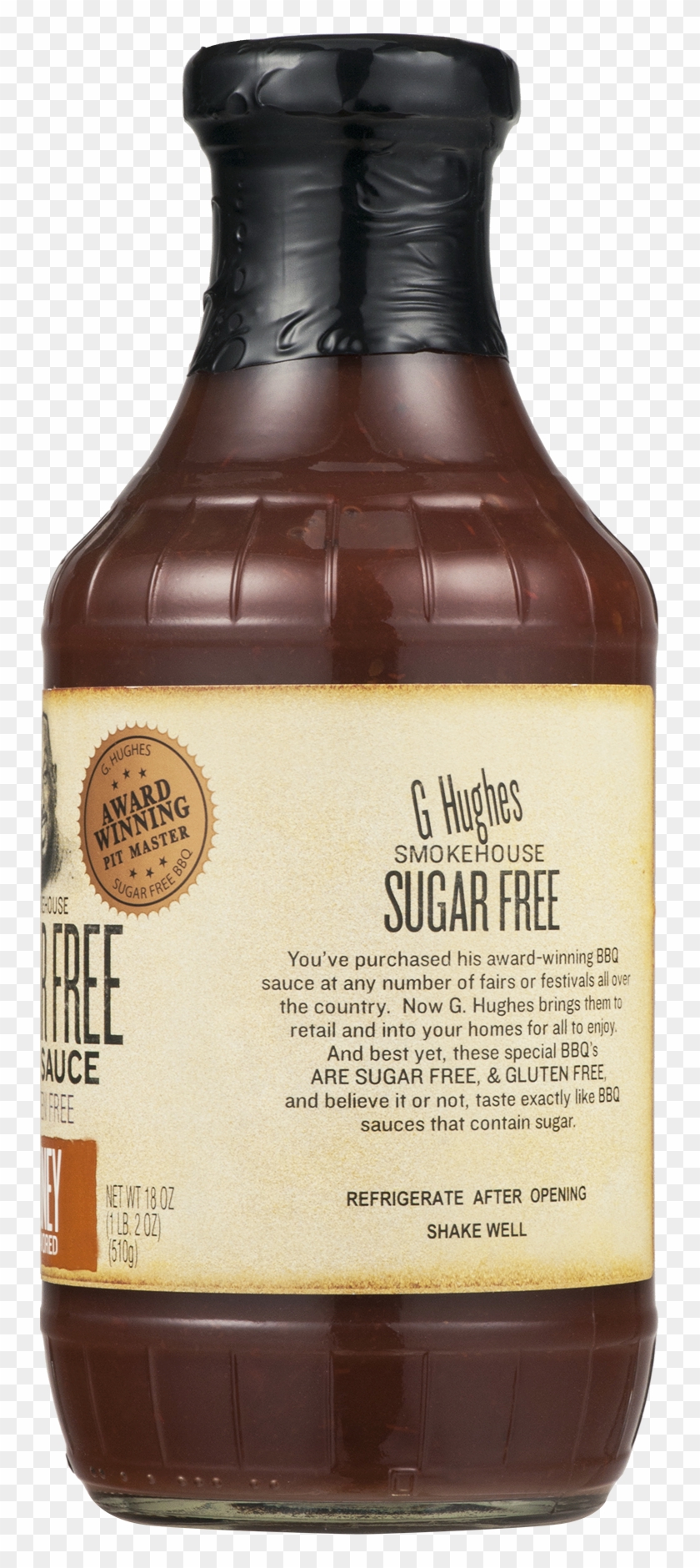 G Hughes Smokehouse Sugar Free Honey Flavored Bbq Sauce, - G Hughes Bbq Sauce Clipart #4830847