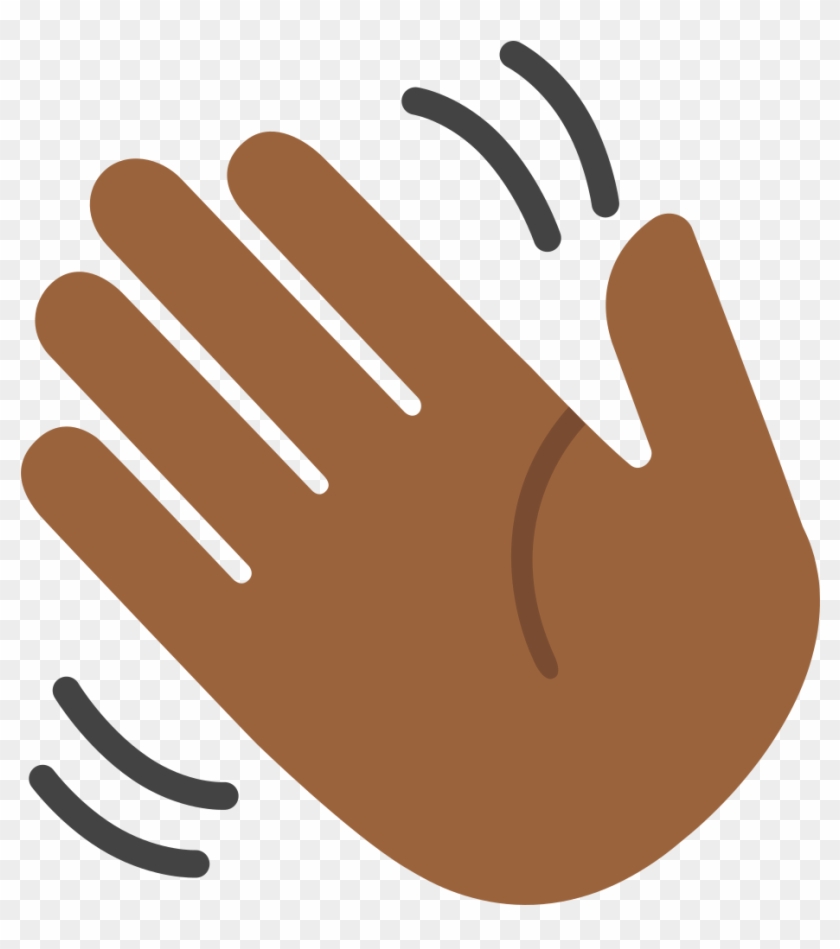 Emoji U1f44b 1f3fe - Waving Hand Png Clipart