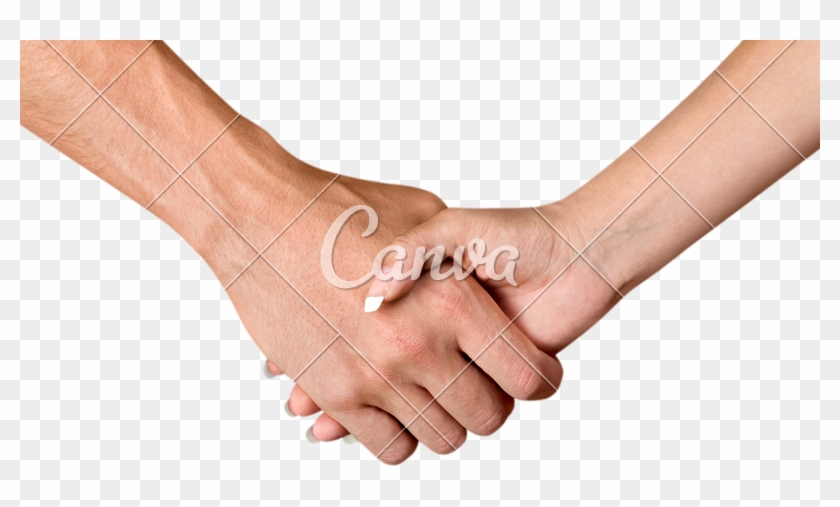 Closeup Of Two People Shaking Hands Photos - Holding Hands Clipart #4831091