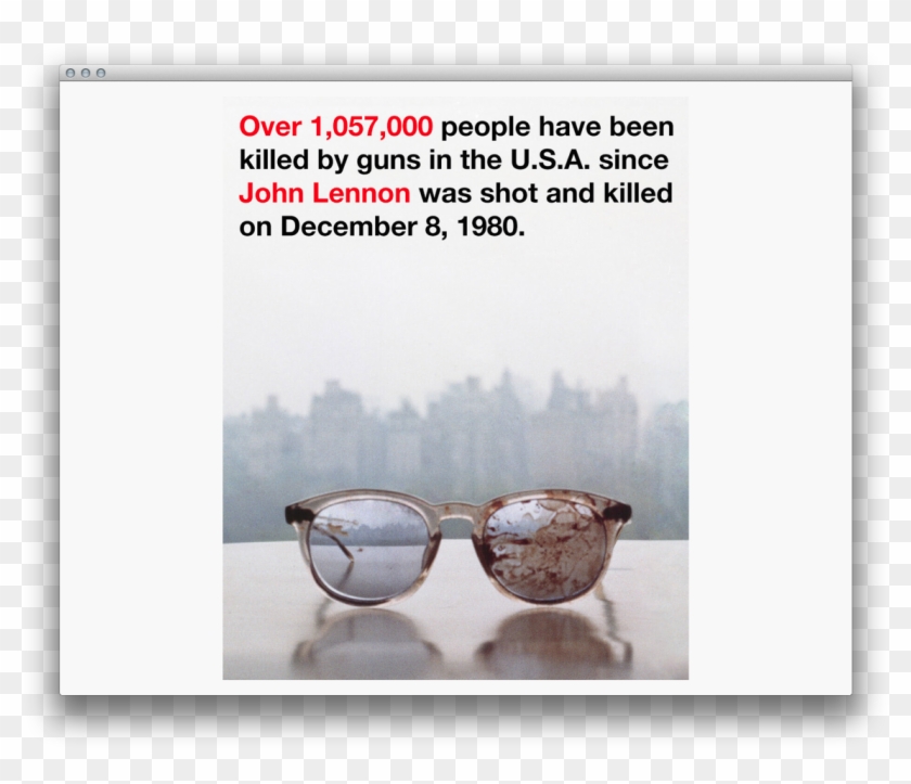 Sharing John Lennon's Glasses - Yoko Ono John Lennon Glasses Clipart #4831562