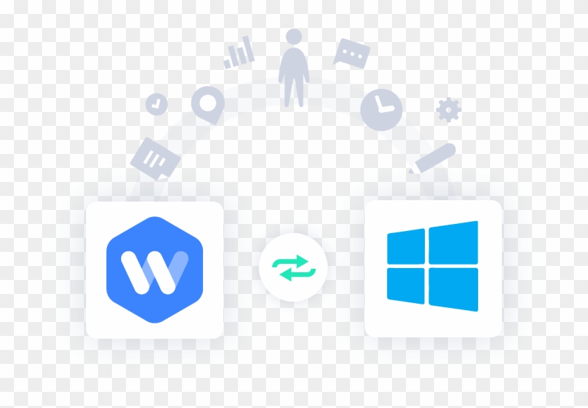 Microsoft Sync - Circle Clipart