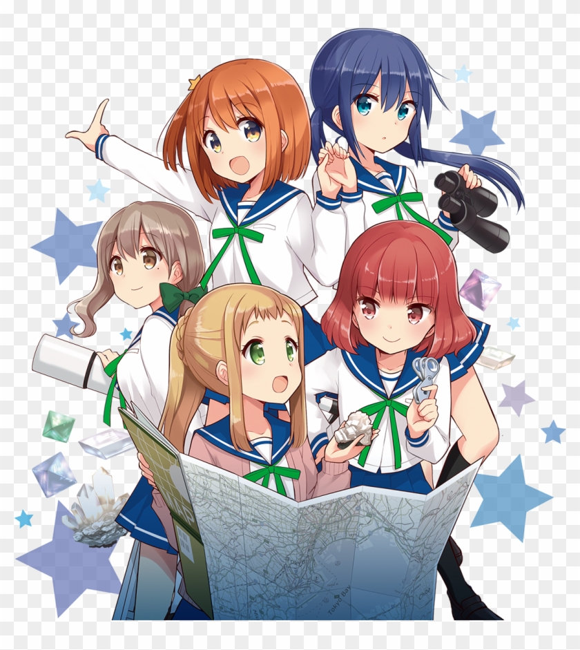 Anime, Quro, Koisuru Asteroid, Official Art, Character Clipart