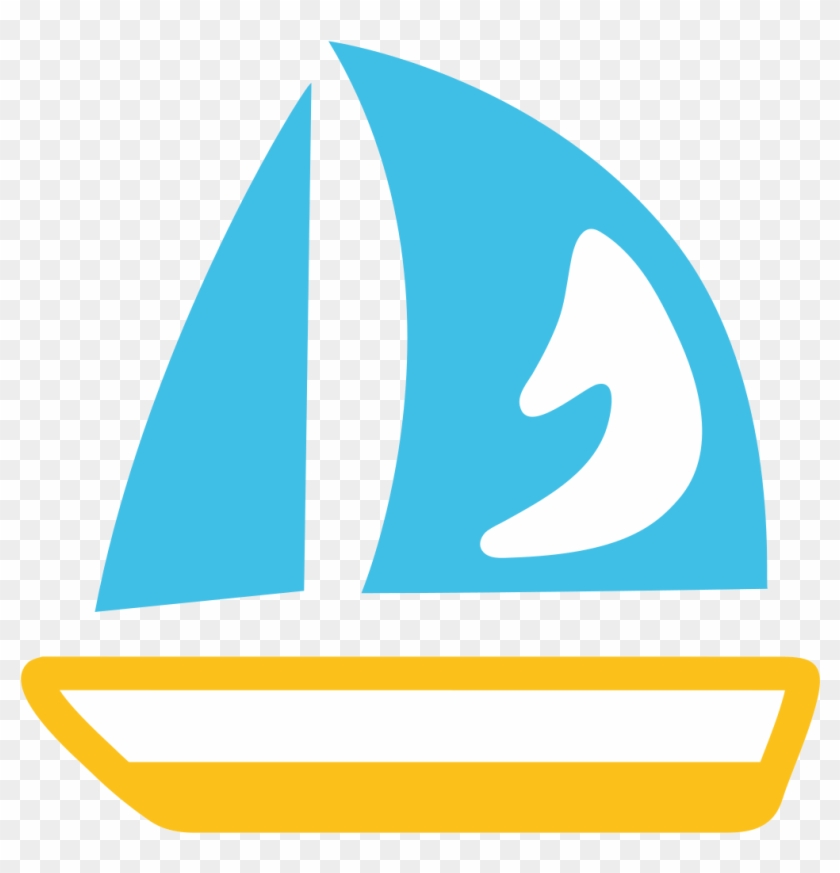 File - Emoji U26f5 - Svg - Emoji Sailing Clipart #4831837