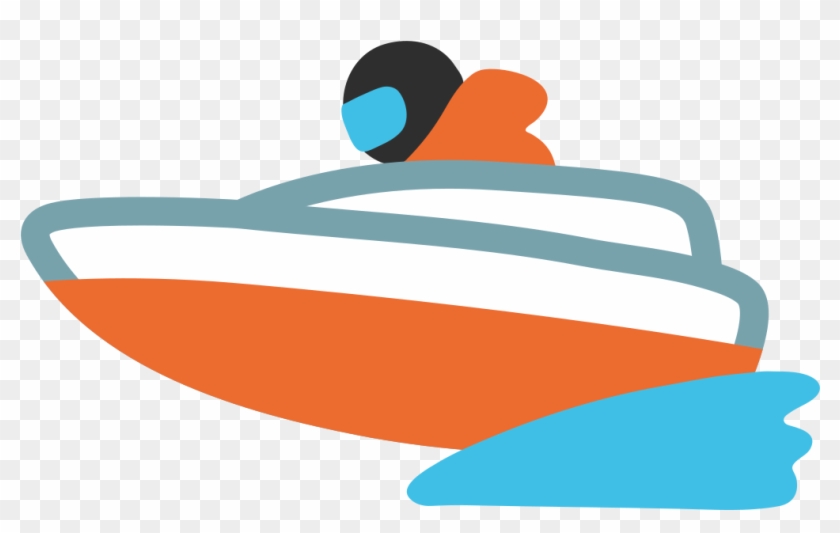 File - Emoji U1f6a4 - Svg - 🚤 Emoji Clipart #4831924
