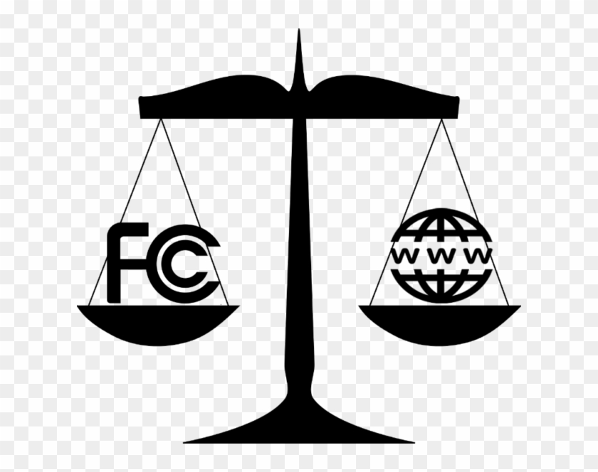 Net Neutrality Pros And Cons - Scale Clipart Black And White - Png Download #4832386