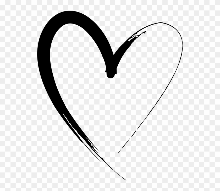 Hand Drawn Heart Heart Clipart Pikpng