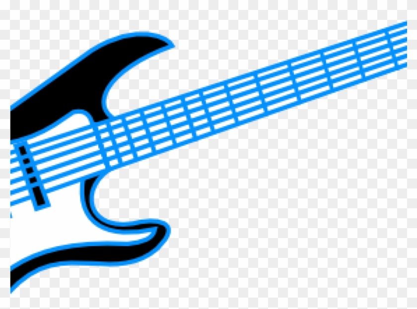 Electric Guitar Clip Art 50 S Guitar Clip Art At Clker - Line Art Electric Guitar - Png Download #4832485
