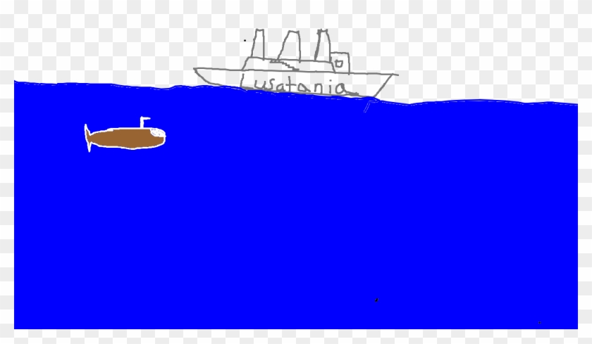 Background Scene - Drawing - Boat Clipart #4832486