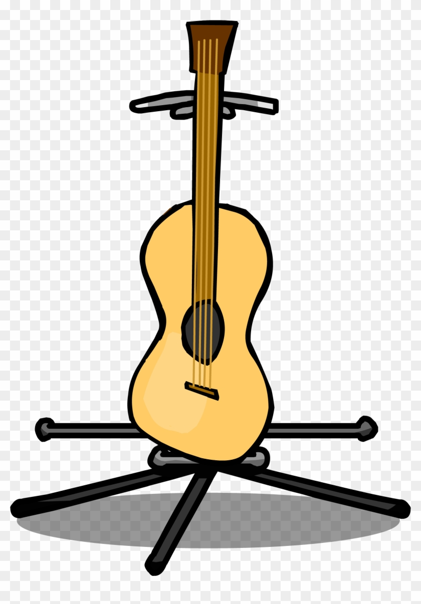 Clipart Guitar File - Club Penguin - Png Download