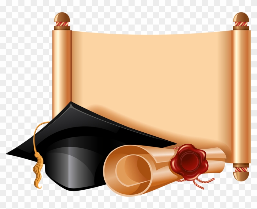 Graduation Photos, Graduation Cards, Certificate Border, - Graduation Program Background Design Clipart