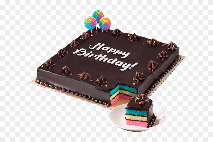 Rainbow Dedication Cake 12×12 - Red Ribbon Rainbow Cake 8x12 Price Clipart #4832769