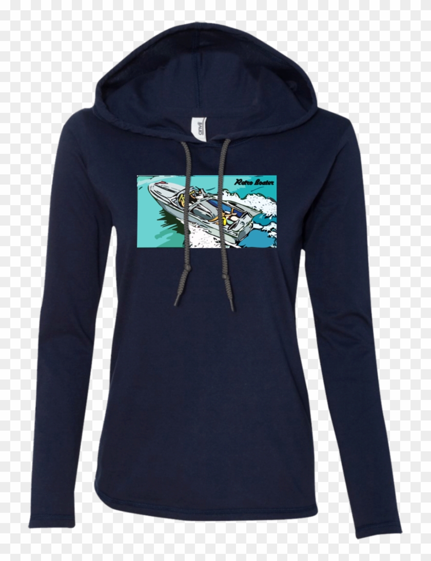 Vintage Chris Craft Silver Arrow Anvil Ladies' Ls T-shirt - Sweatshirt Clipart #4833064