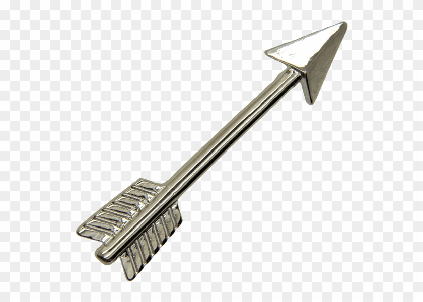 Arrow Pin 3d, Silver - Metalworking Hand Tool Clipart