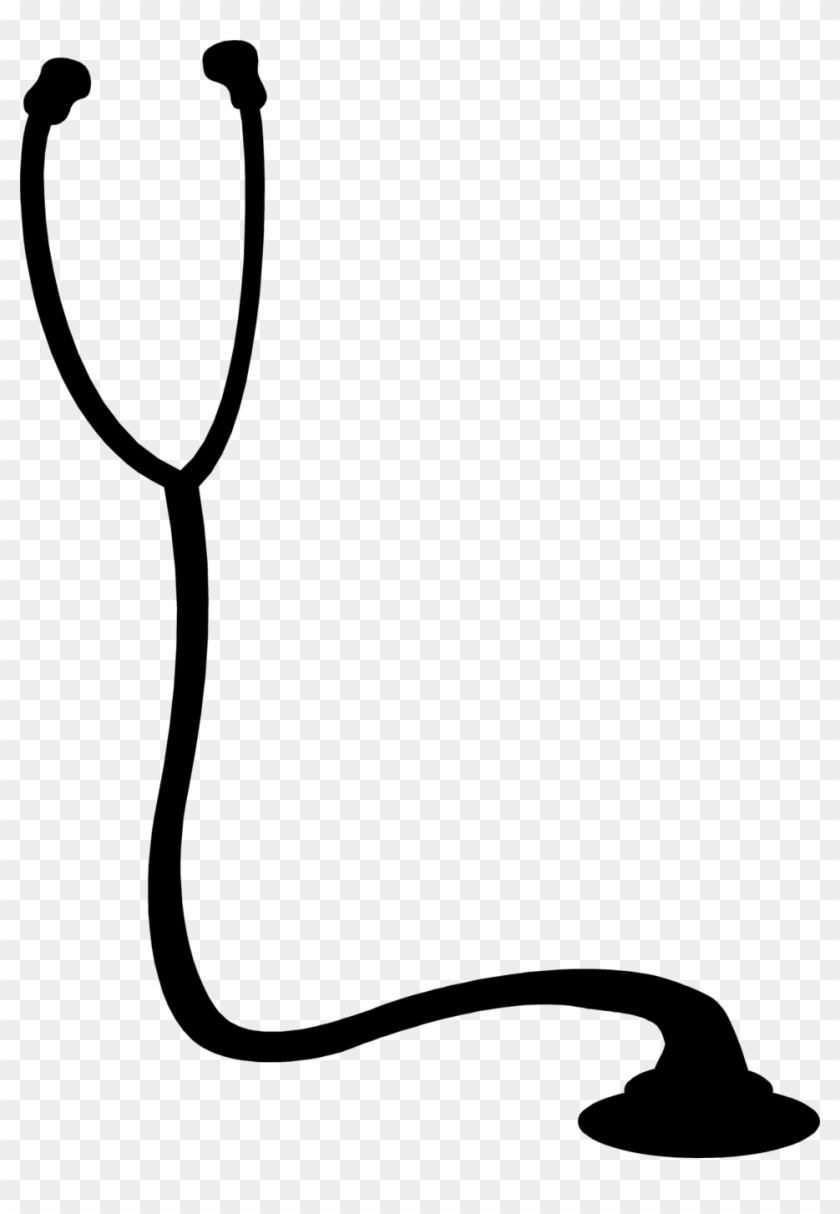 Collection Of Free Stethoscope Vector Symbol - Stethoscope Clipart Blank Background - Png Download #4833439
