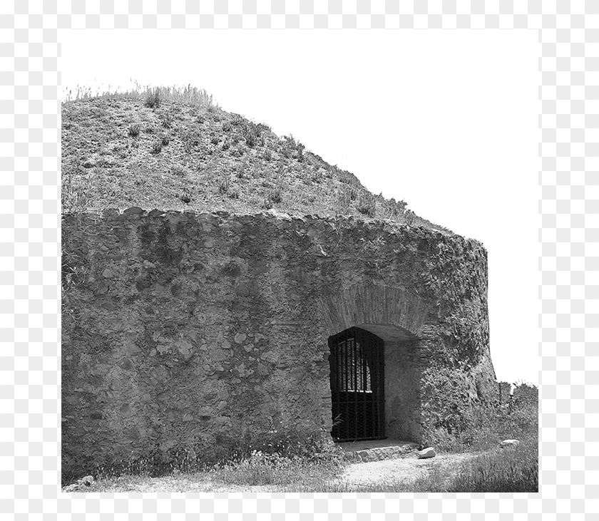 La Nevera Y Las Cuevas - Monochrome Clipart