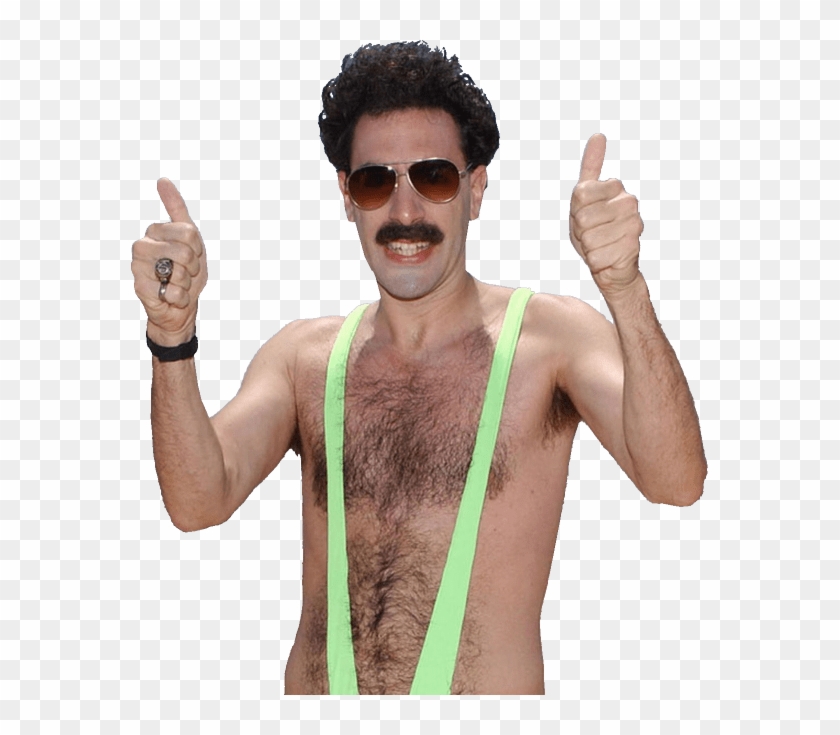 Borat Thumbs Up Bathing Suit - Transparent Borat Png Clipart