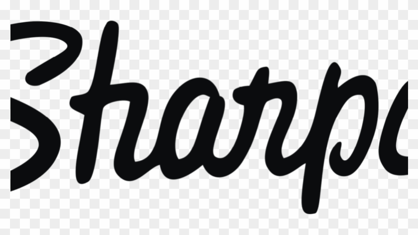 Logo Sharpie - Calligraphy Clipart #4834202
