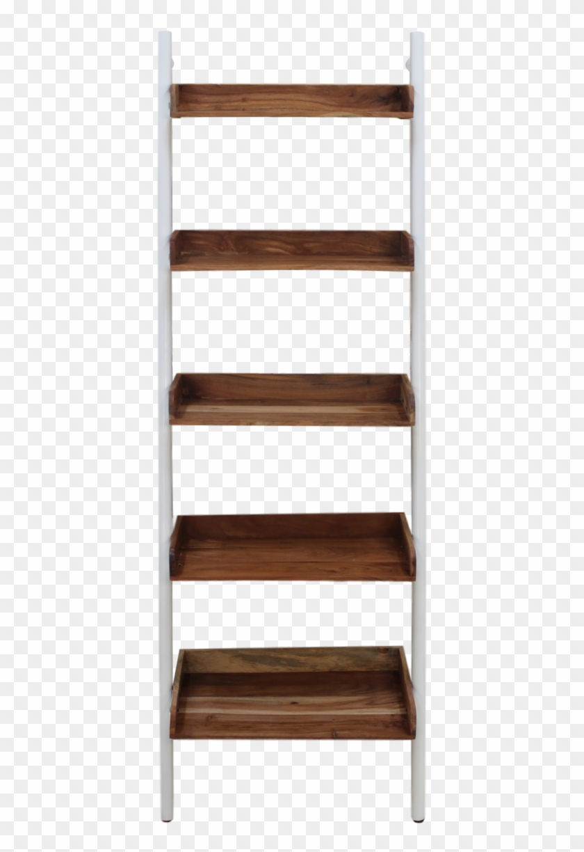 Decorative Ladder - Powdercoated White - Acacia - Bookcase Clipart #4834228