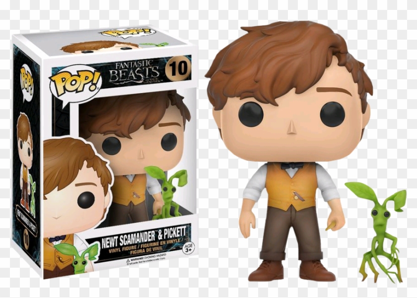 Fantastic Beasts And Where To Find Them - Pop Funko Newt Scamander Clipart #4834878