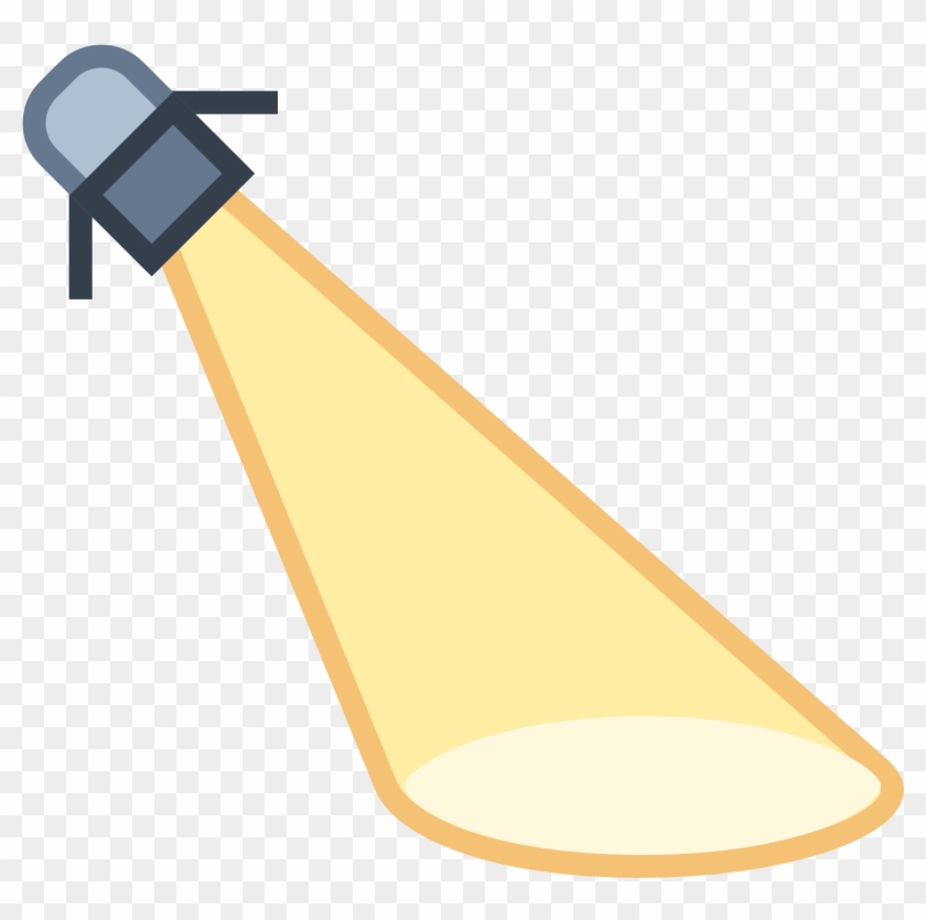 Spotlight Light Icon - Illustration Clipart #4835192