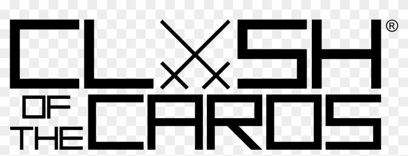 Clash Of The Cards Logo In Black Png Clipart